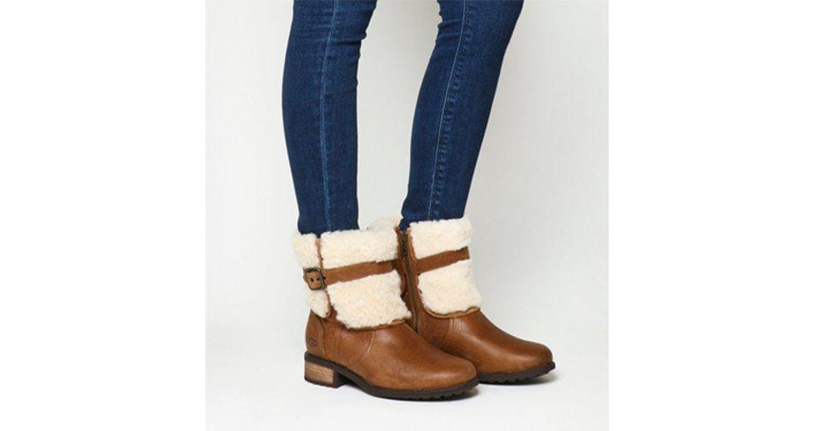 UGG Leather Blayre Ii Shearling Boots 