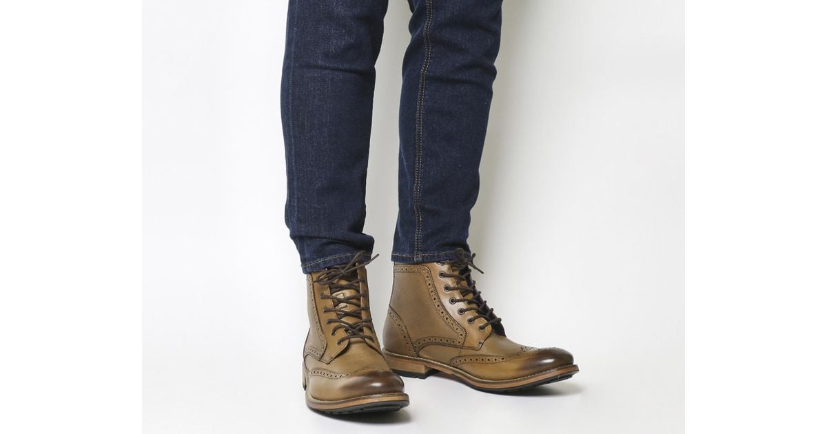 Ted Baker Leather Sealls 3 Brogue Boots 
