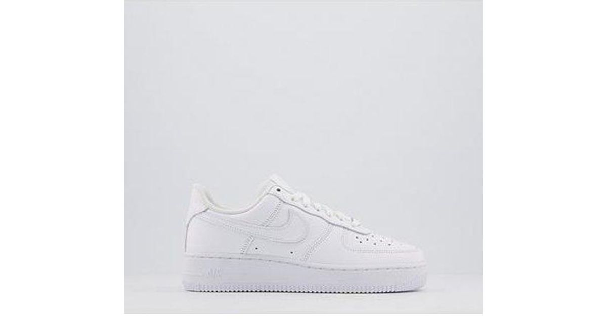 Nike Leather Air Force 1 07 Trainers F in White | Lyst