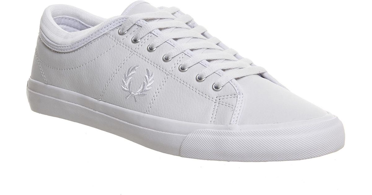 fred perry white sneakers
