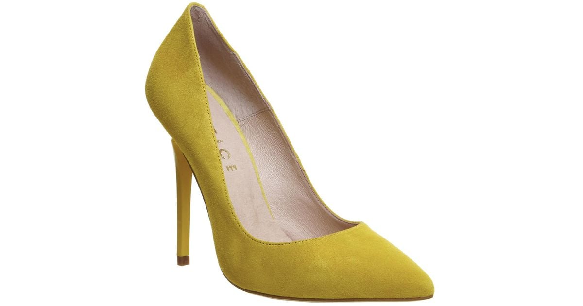yellow high heels uk