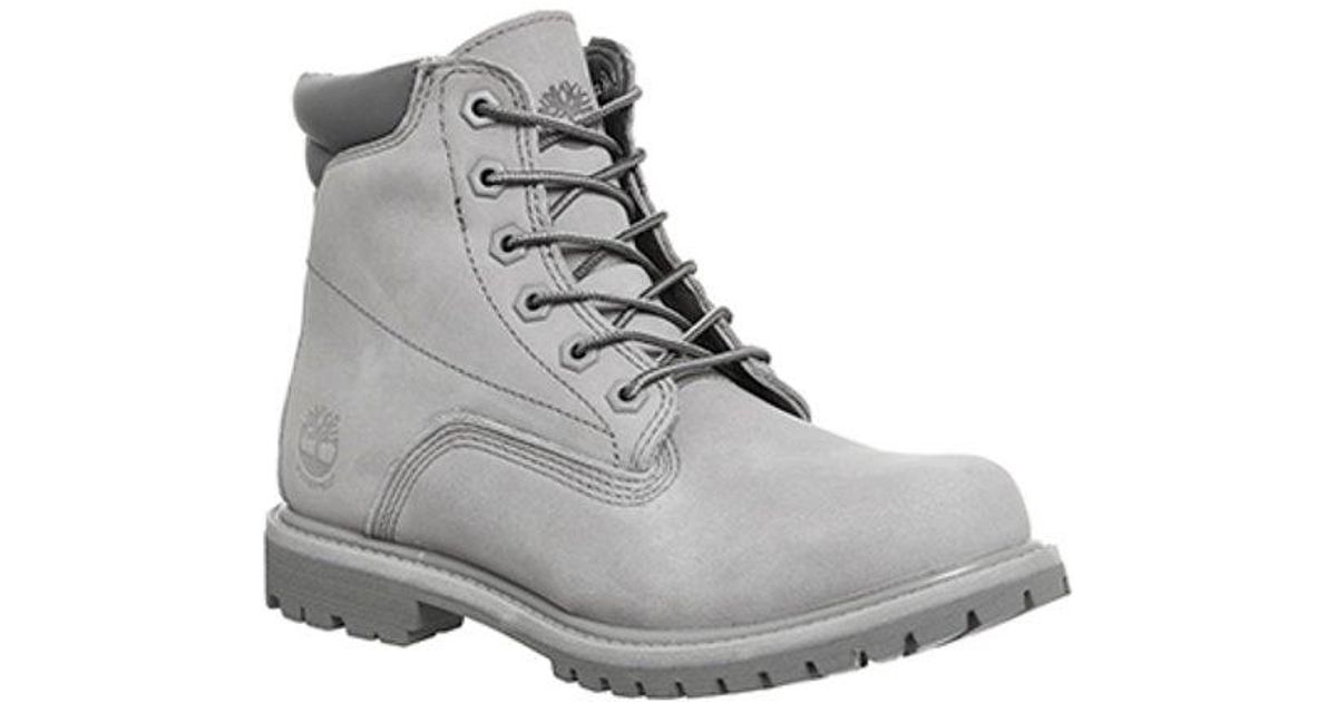Timberland Leather Waterville 6 Inch Boots in Grey (Gray) - Lyst