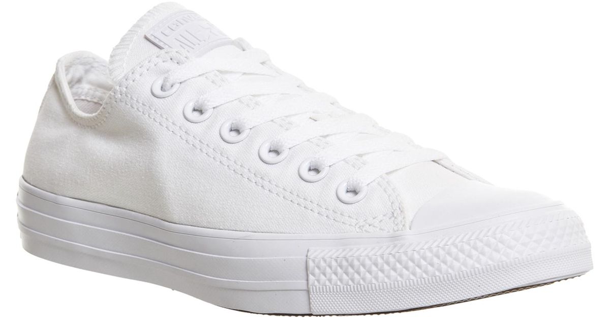 Converse Canvas All Star Low Low-top sneakers in White for Men - Lyst