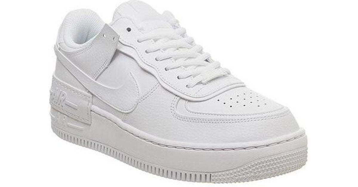 white nike air force shadow