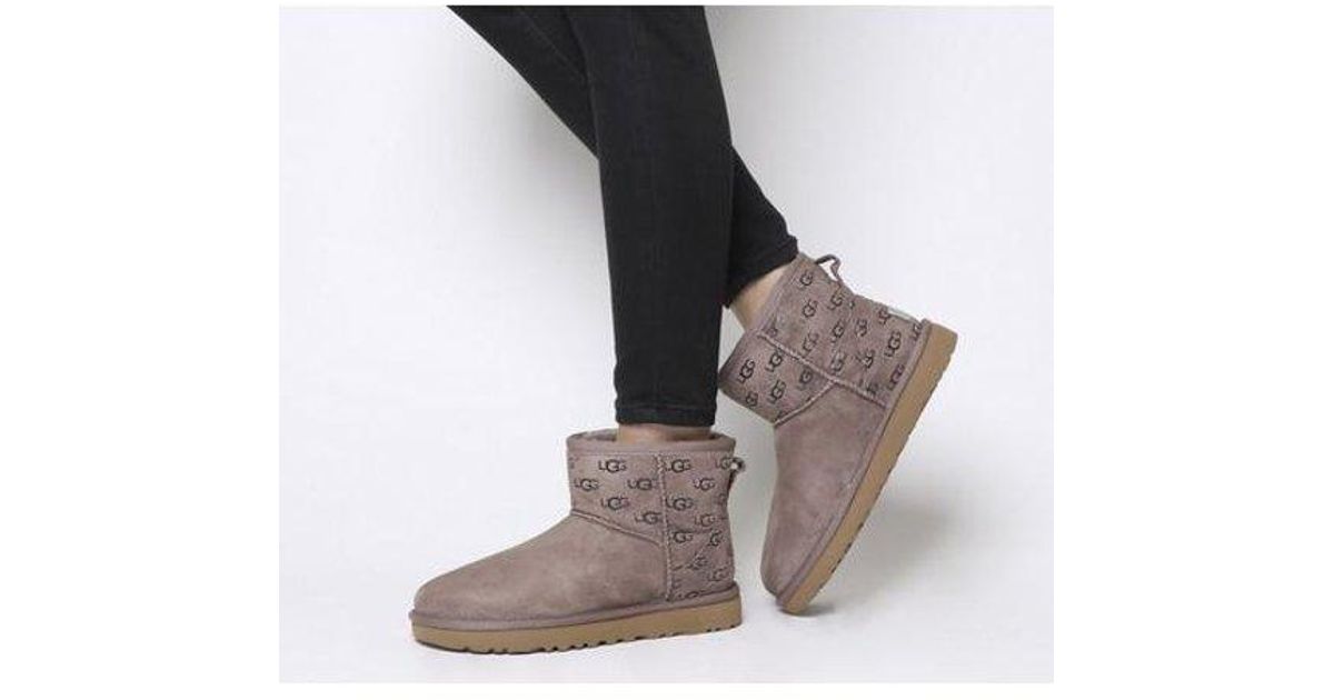grey ugg boots office
