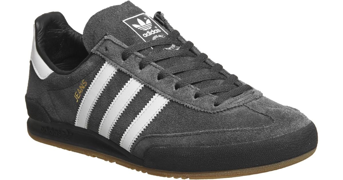 adidas jeans trainers black