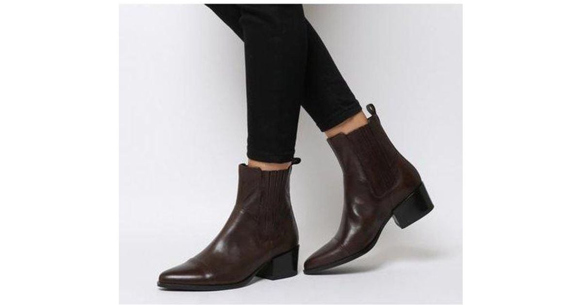 Vagabond Leather Marja Chelsea Boot in Brown - Lyst