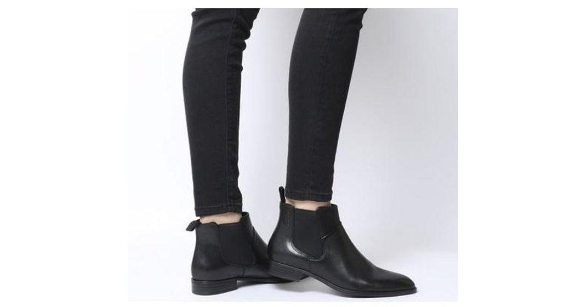 sam edelman petty ankle boot black leather