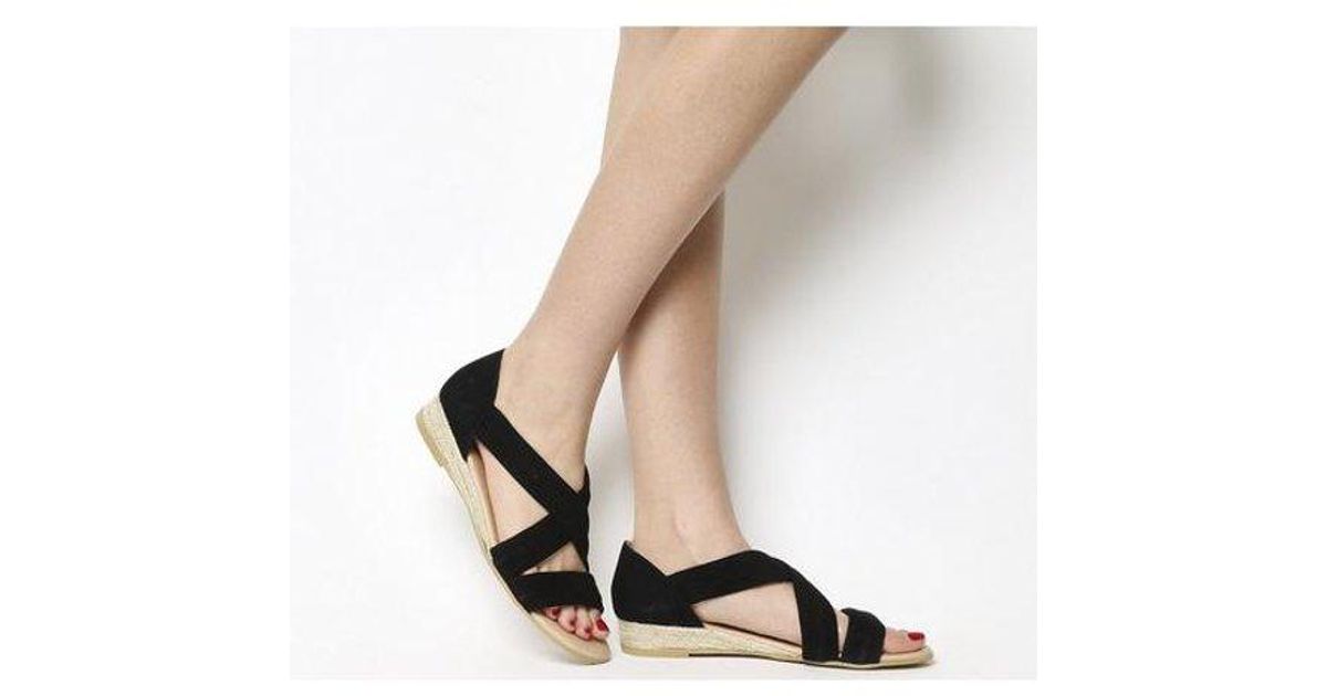 office cross strap sandals