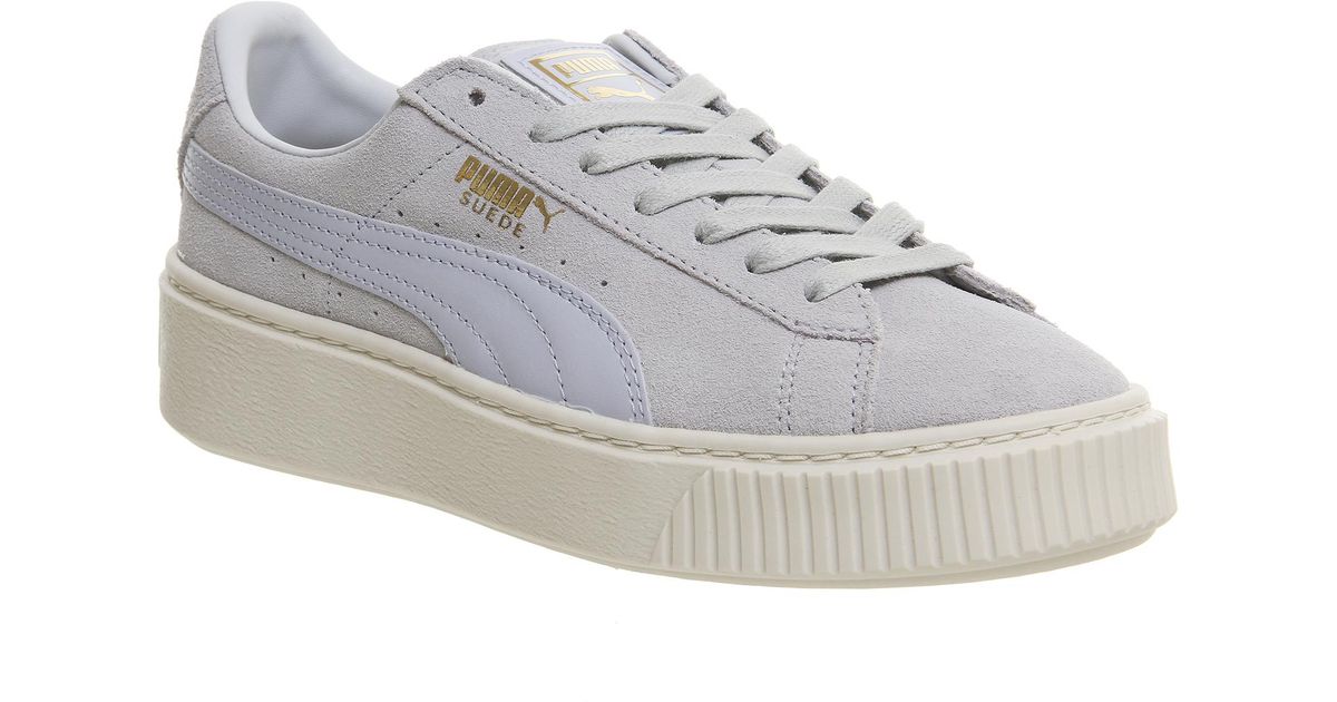 PUMA Blue Suede Platforms PUMA Blue Suede Platforms
