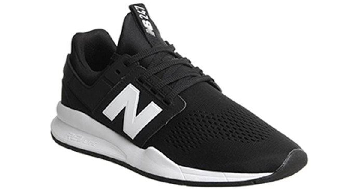 new balance 247 v2 black and white