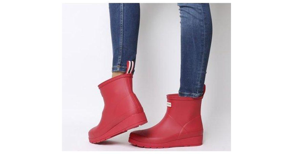 hunter original play short rain boots