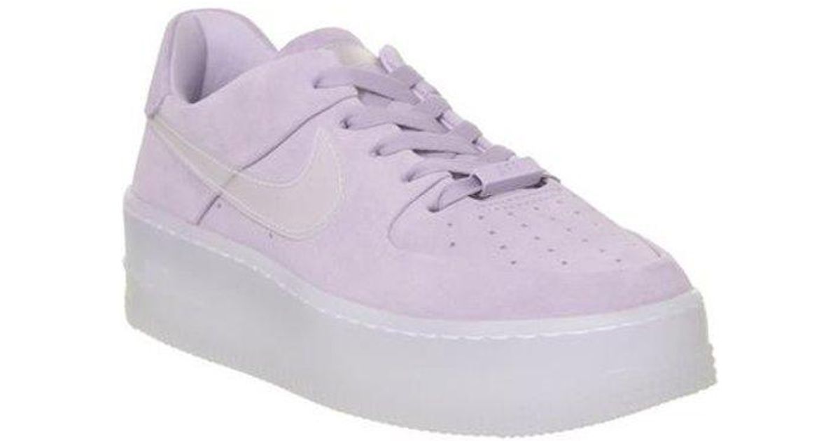 Nike Rubber Air Force 1 Sage in Purple | Lyst