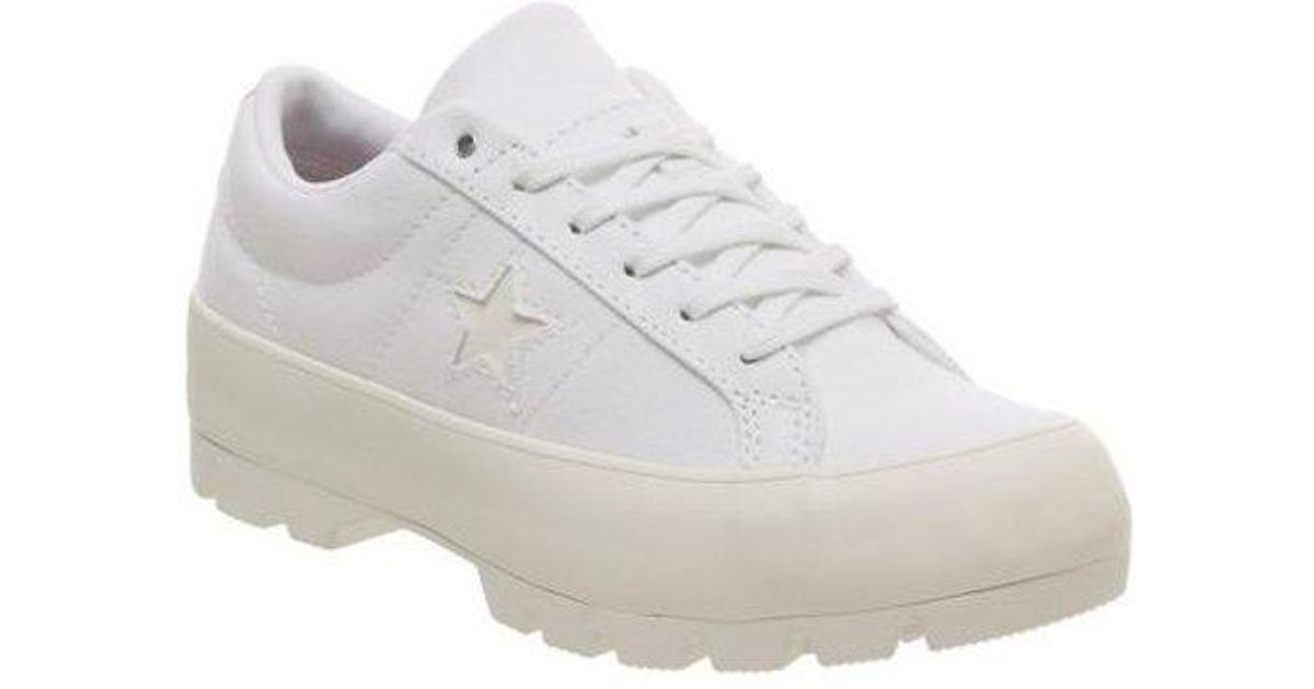 converse one star lugged ox sneakers