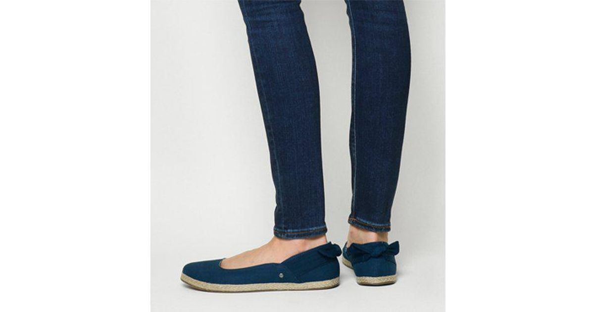 UGG Canvas Perrie Slip On in Blue - Lyst