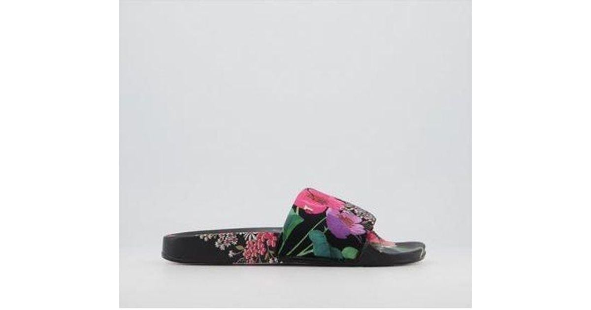 Ted Baker Sliders Black Buy TED BAKER Ted Baker Asela Floral