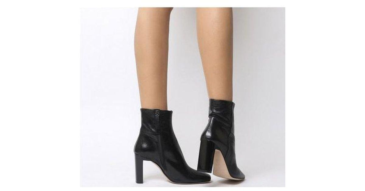 office heeled boots