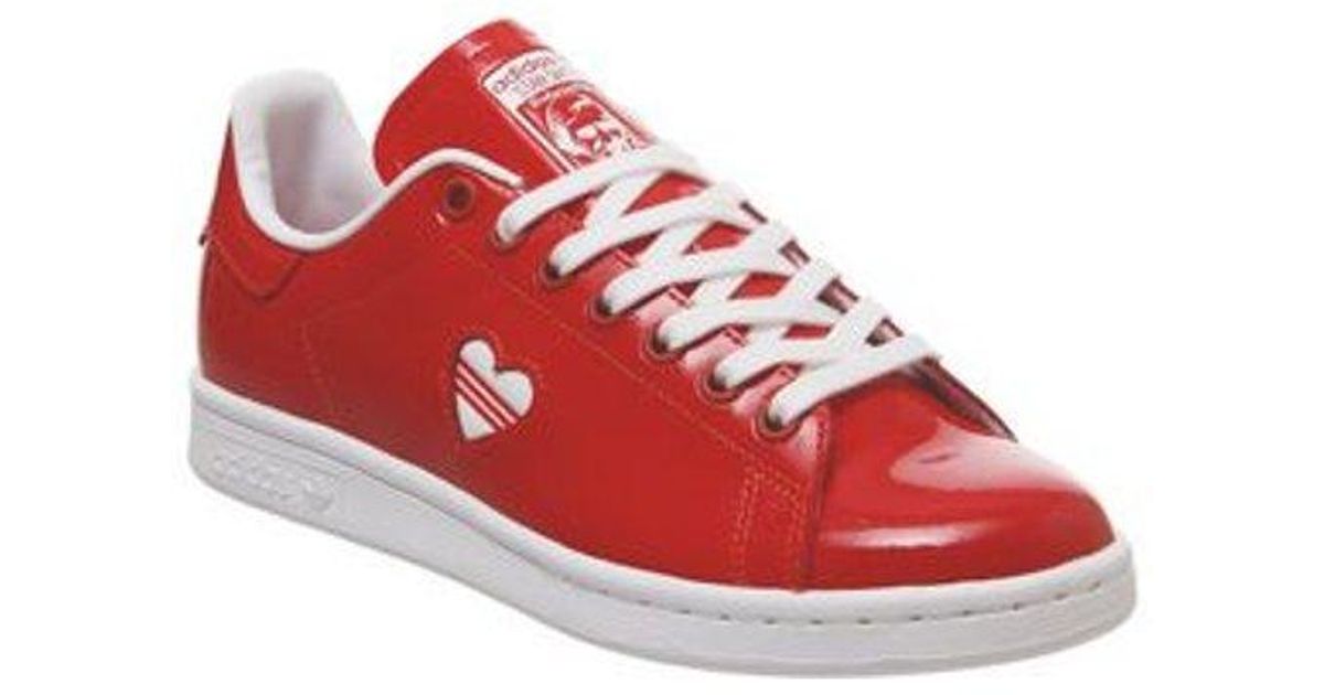 stan smith red shoes