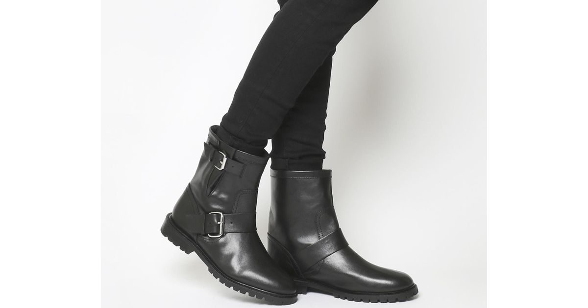 office biker boots