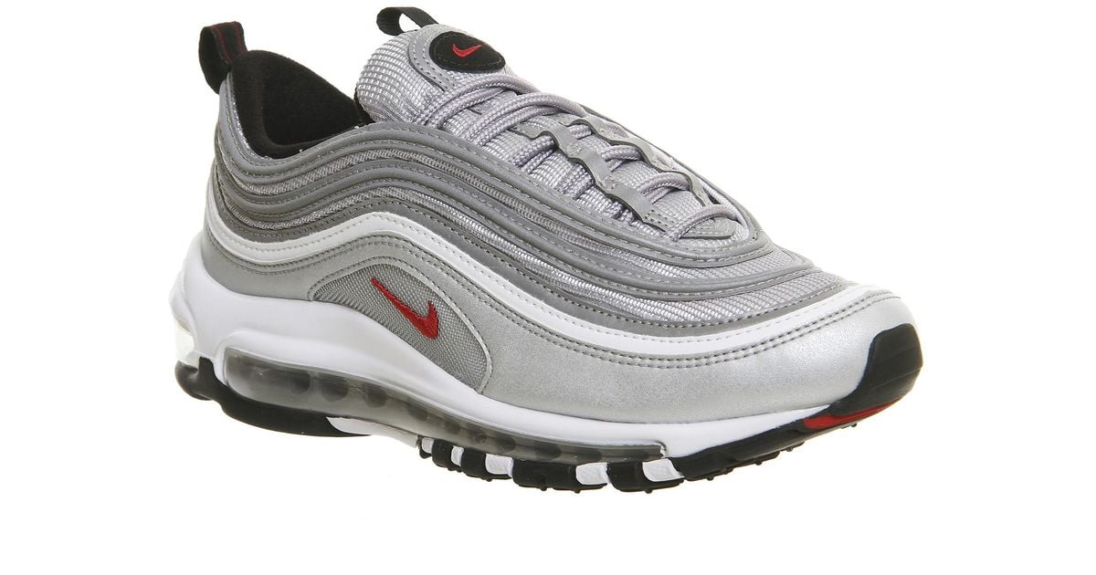 nike air max 97 grey and red