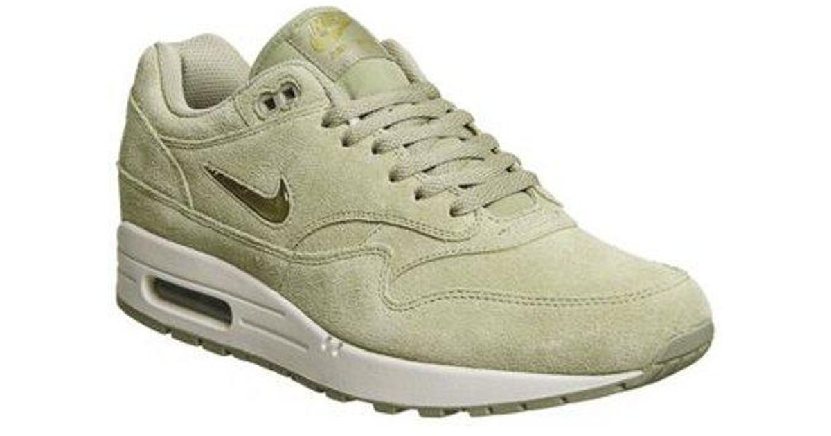 Nike Suede Air Max 1 Jewel in Green for Men - Lyst