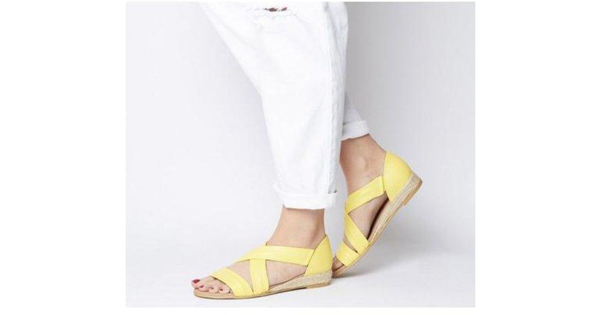 hallie cross strap espadrilles