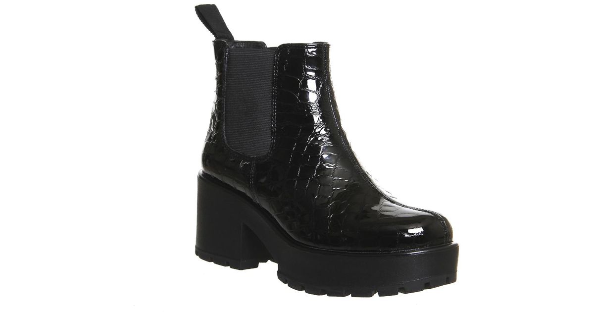 vagabond dioon elastic chelsea boots
