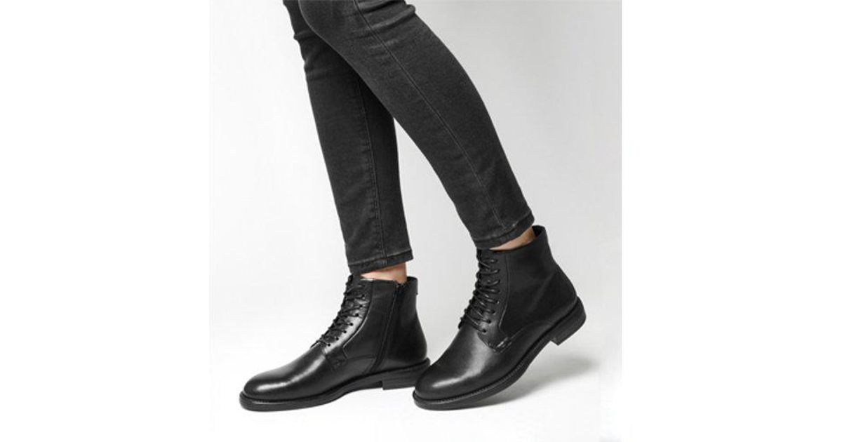 Vagabond Amina Lace Boot in Black - Lyst