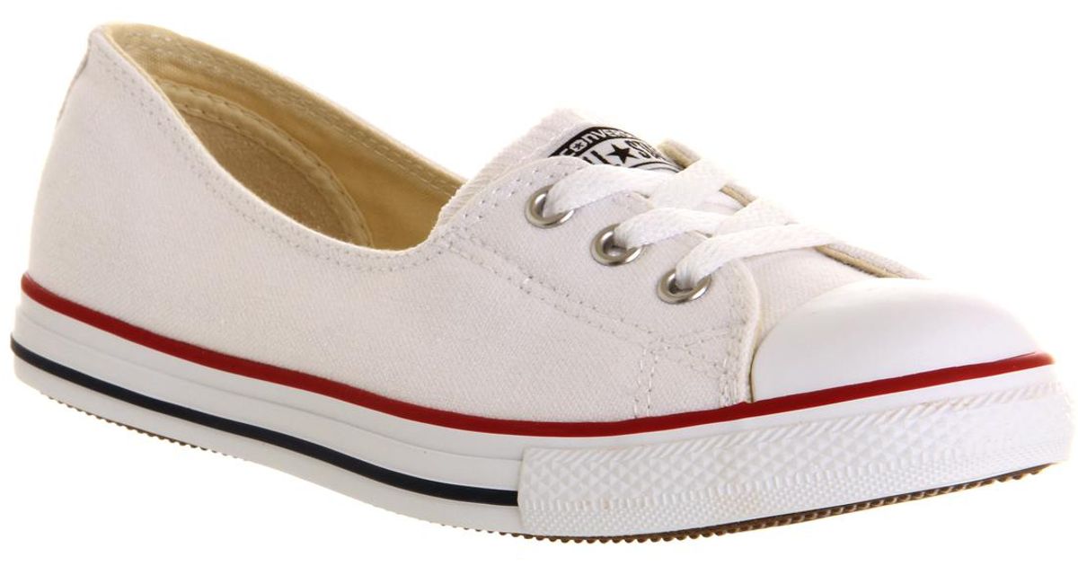 Converse Dance Lace Trainers in White 