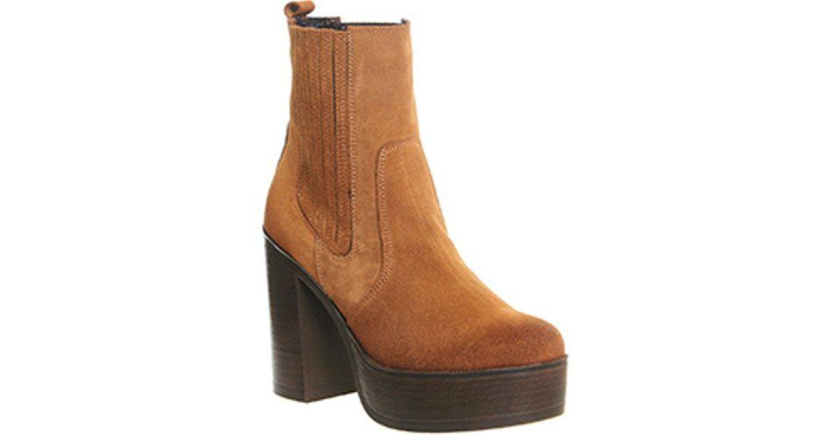 office tan boots