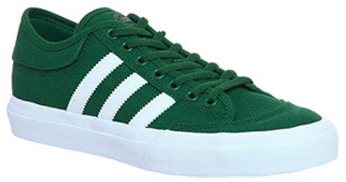 adidas Canvas Matchcourt in Green for 