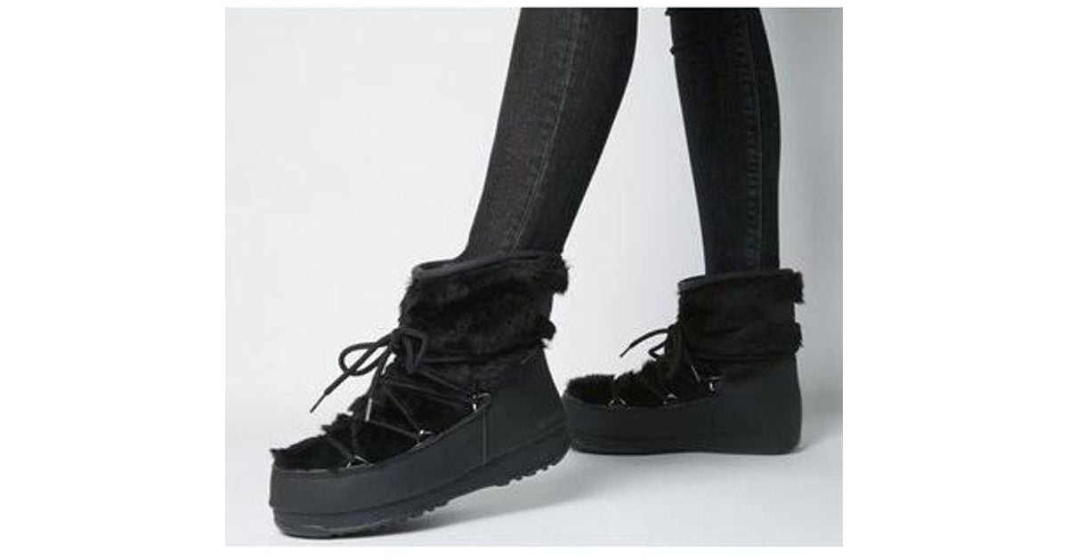 moon boot monaco low black