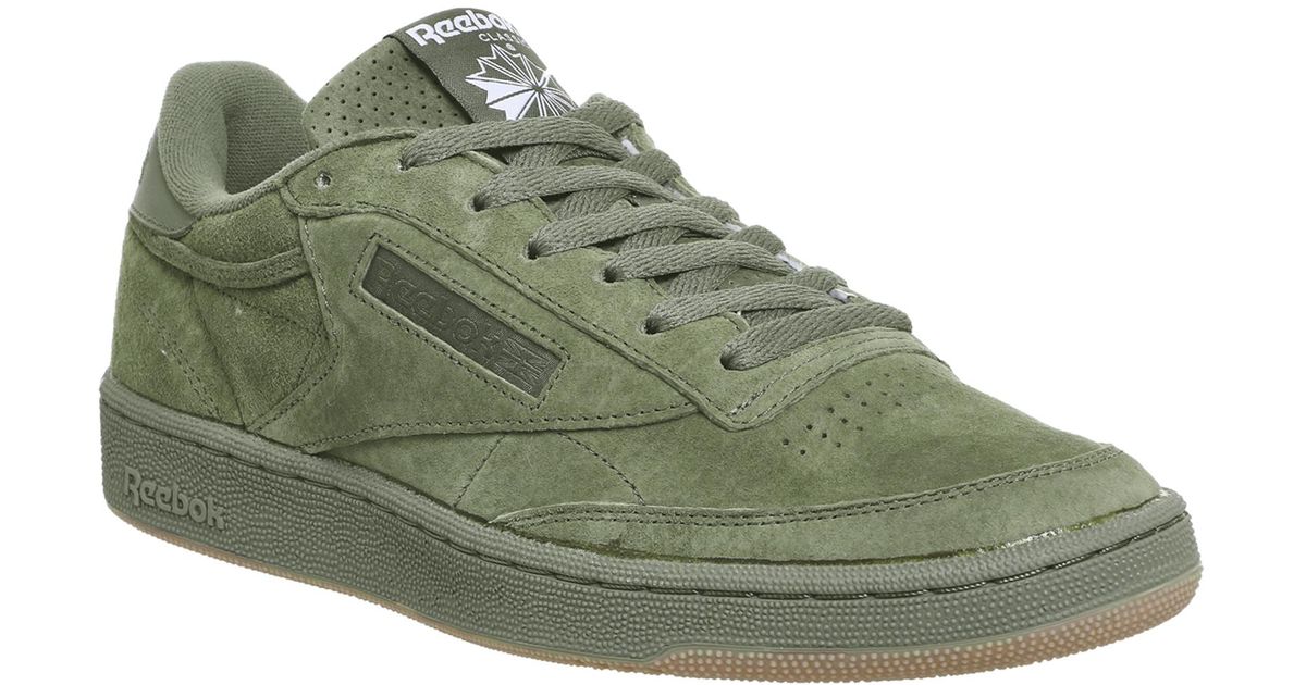 reebok club c85 green
