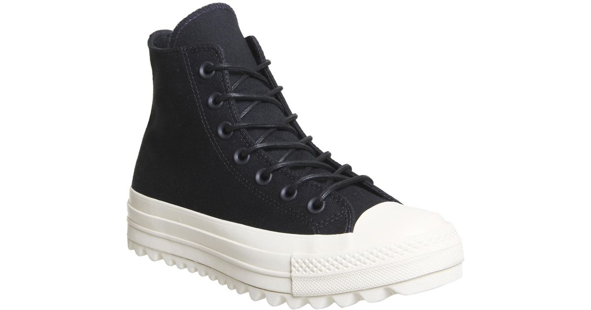 converse lift ripple high black