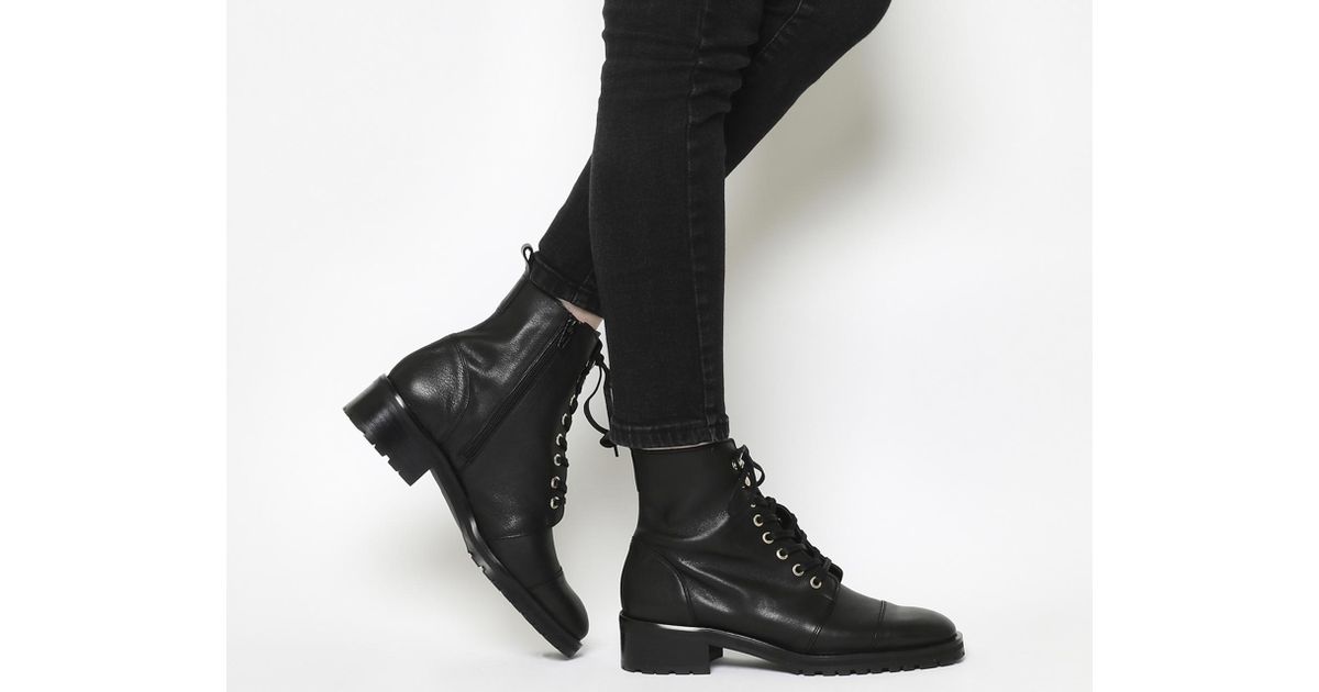 office ambassador lace up boots