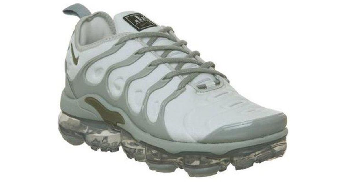 Nike Synthetic Vapormax Air Vapormax Plus Ve in Light Silver/ Olive- Green (Green) - Save 56% - Lyst