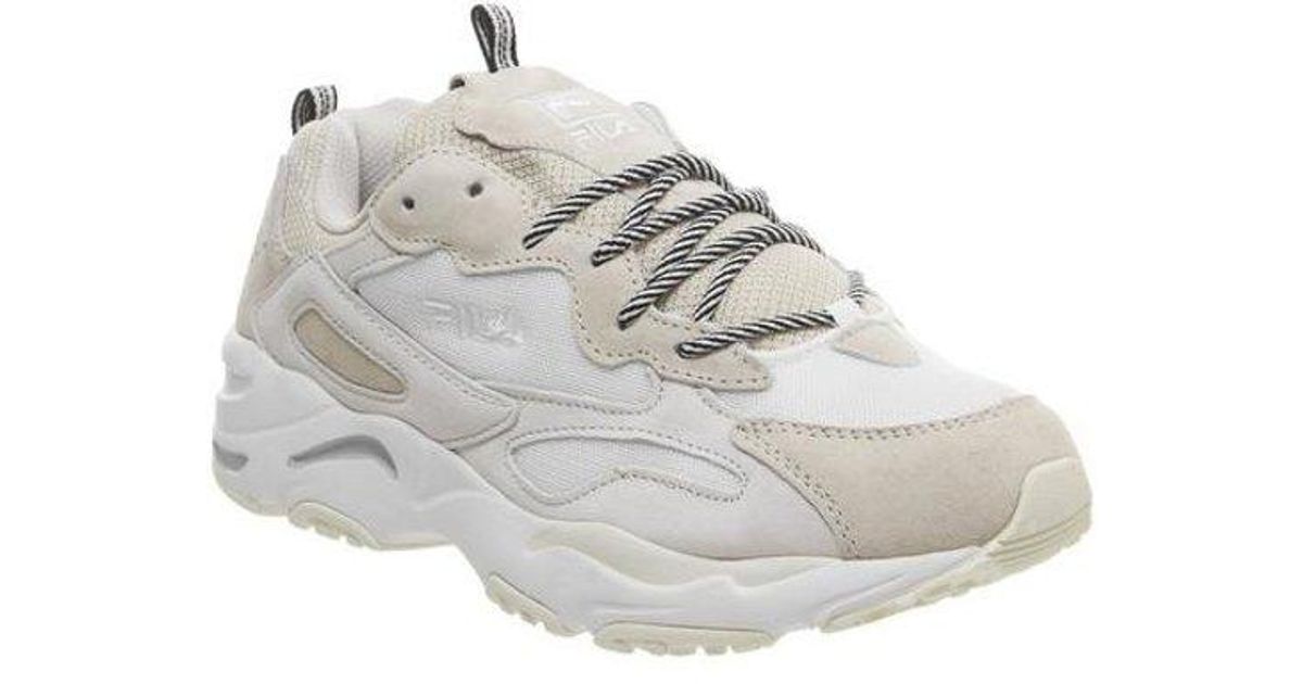 fila ray tracer white cream