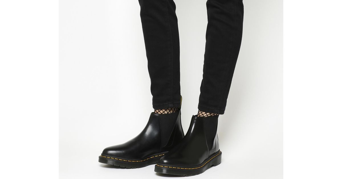 dr martens pointed toe chelsea boots