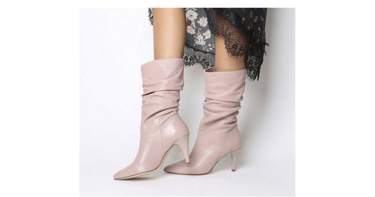 slouch calf boots