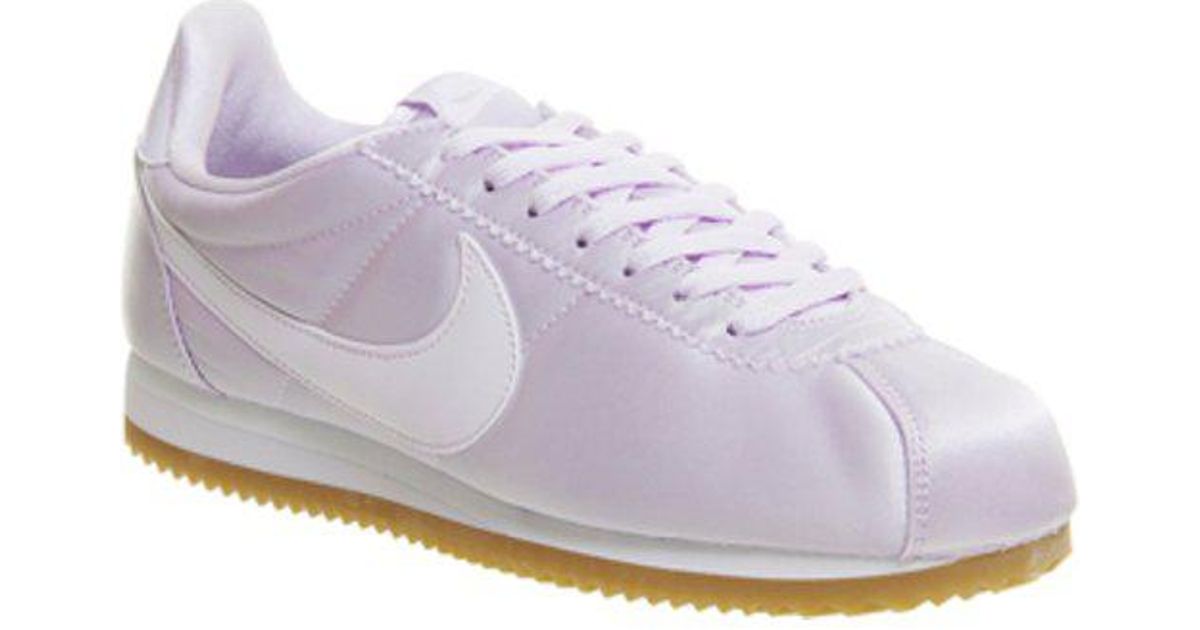 Nike Satin Cortez Qs in Purple - Lyst