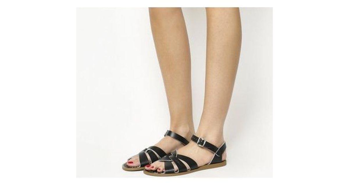 salt water leather sandals