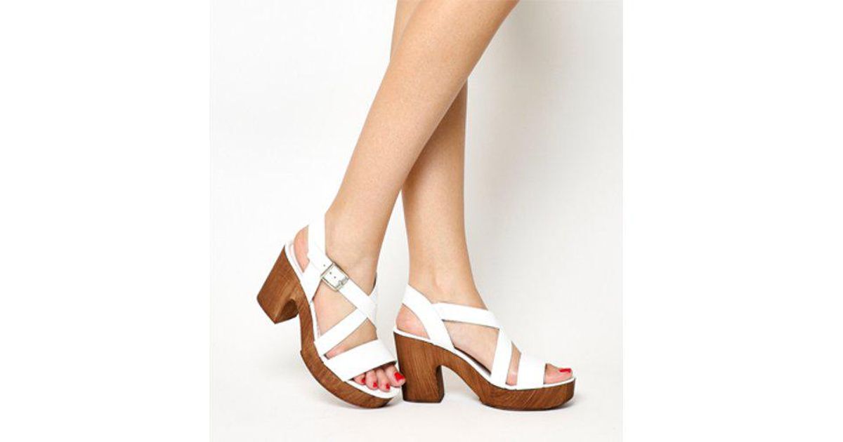 office cross strap sandals