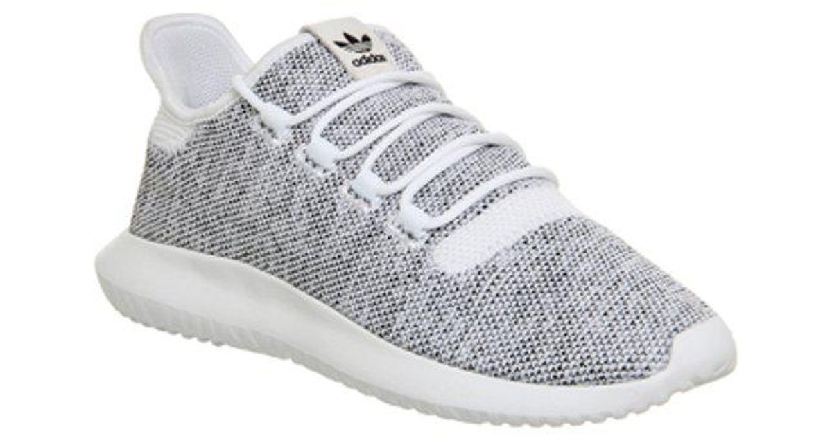 all white tubular shadow