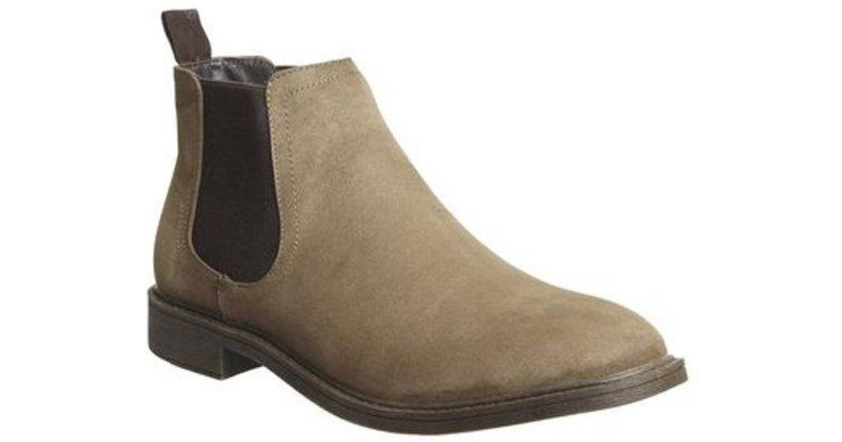 office suede chelsea boots