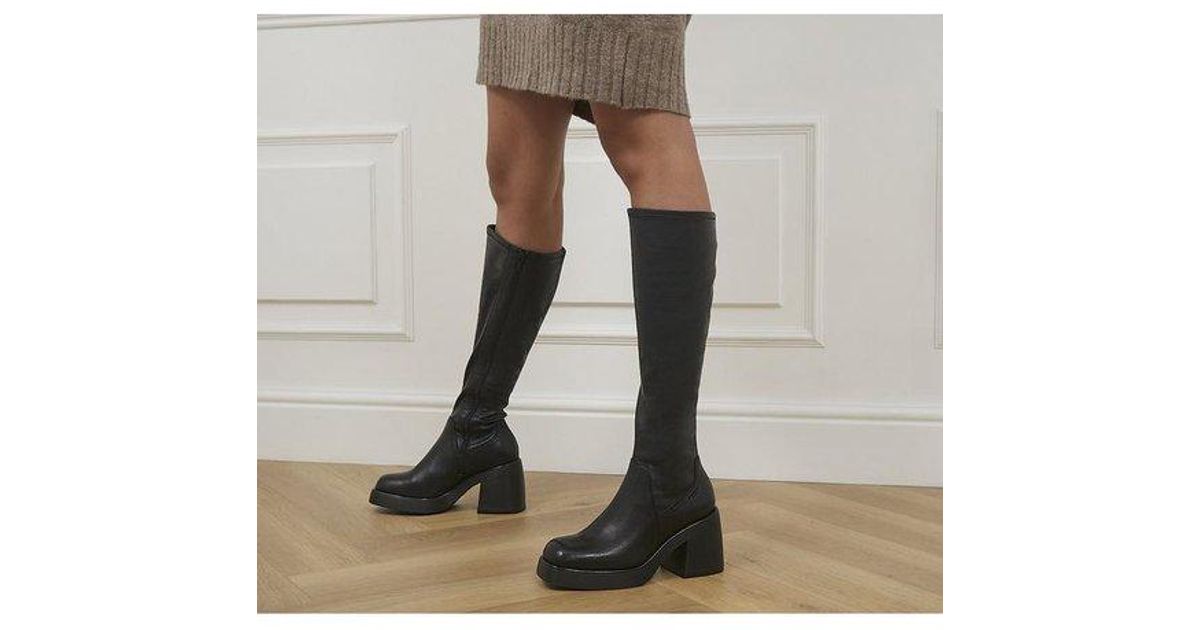brooke knee high platform boot vagabond shoemakers