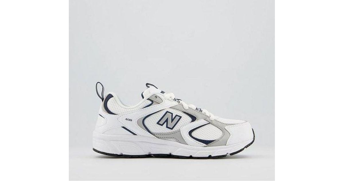 New Balance 408 Trainers in White Lyst