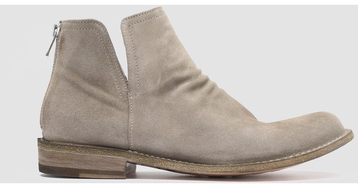 Officine Creative Legrand 160 Bosco - Suede Ankle Boots in Gray | Lyst