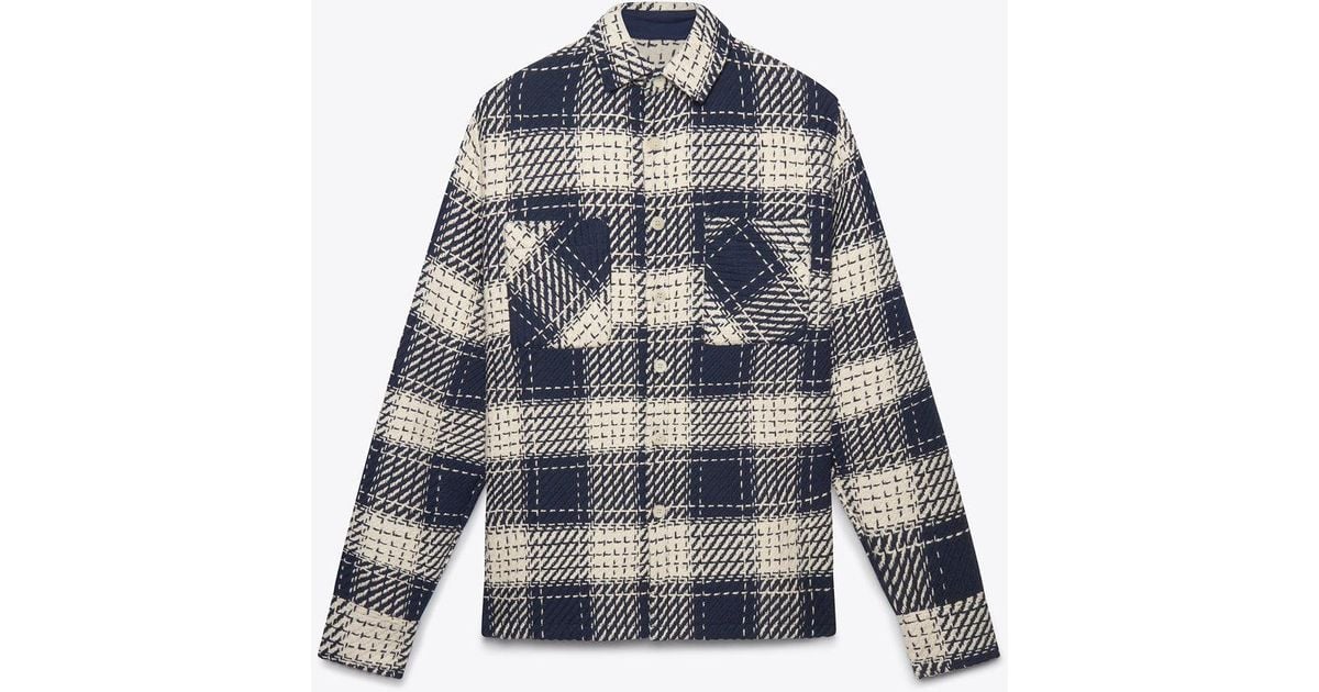 wax london whiting overshirt marine beatnik