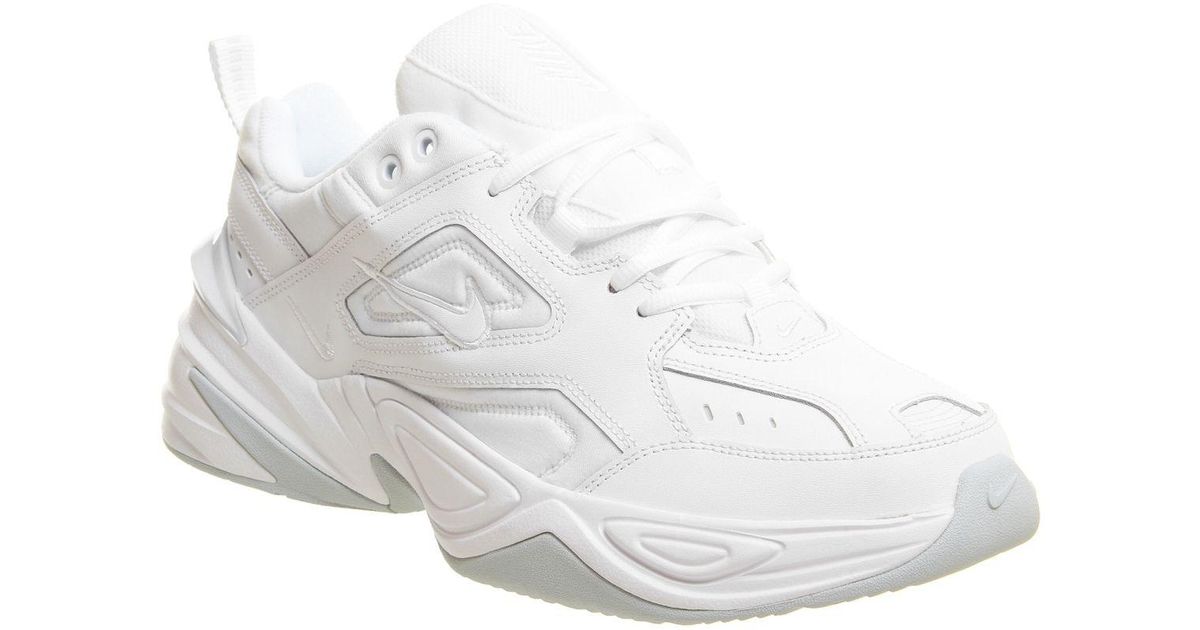 nike tekno trainers white