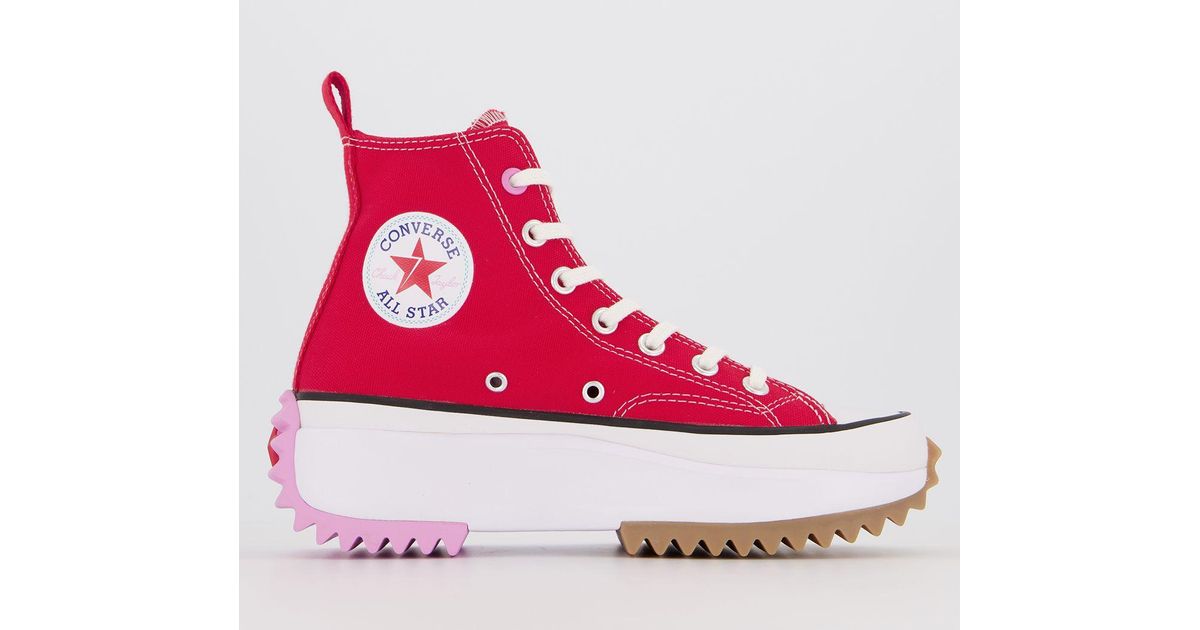 converse run star hike trainers